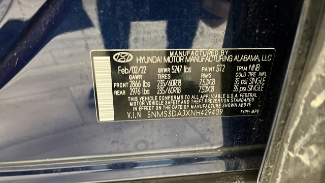 Used 2022 Hyundai Santa Fe SEL w/ Convenience + Premium Package AWD/4WD image 27
