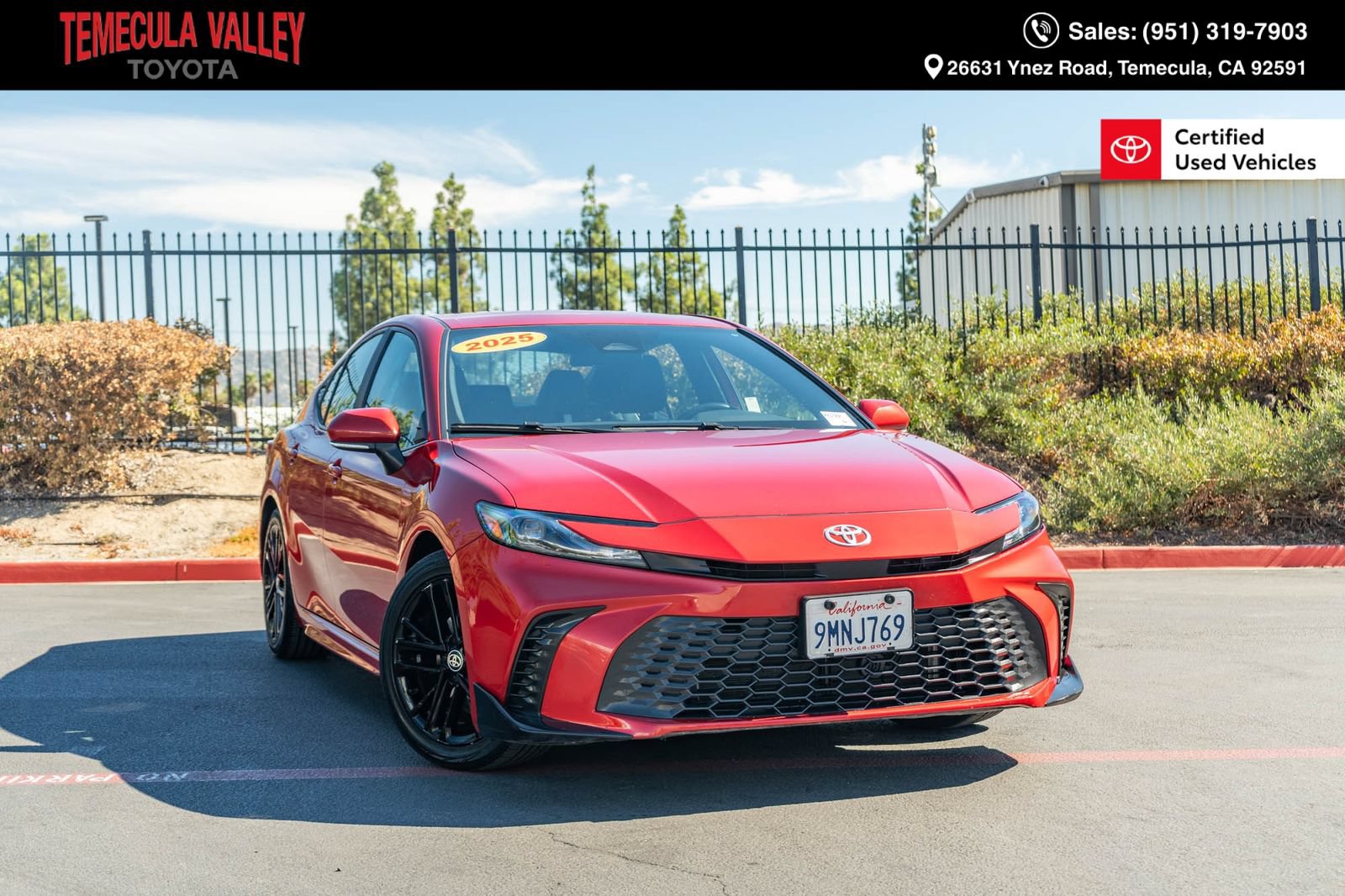 Certified 2025 Toyota Camry SE