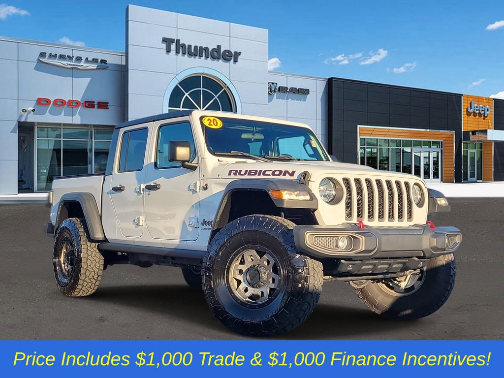 Used 2020 Jeep Gladiator Rubicon w/ Trailer Tow Package image 1
