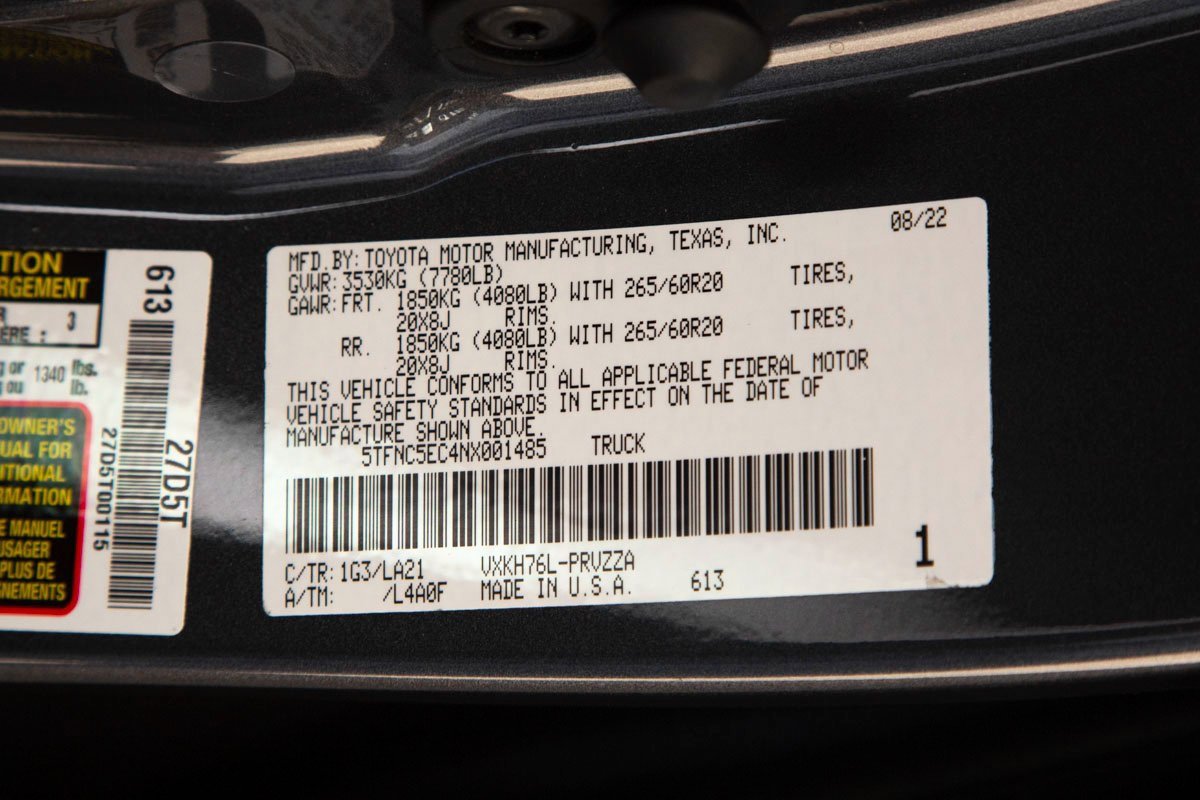 Used 2022 Toyota Tundra Platinum image 32