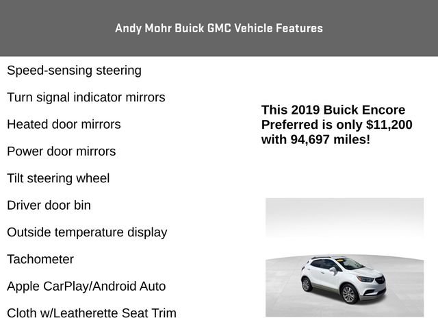Used 2019 Buick Encore Preferred FWD image 12
