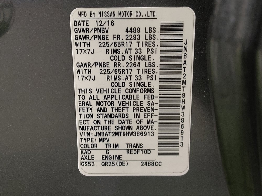 Used 2017 Nissan Rogue S FWD image 33