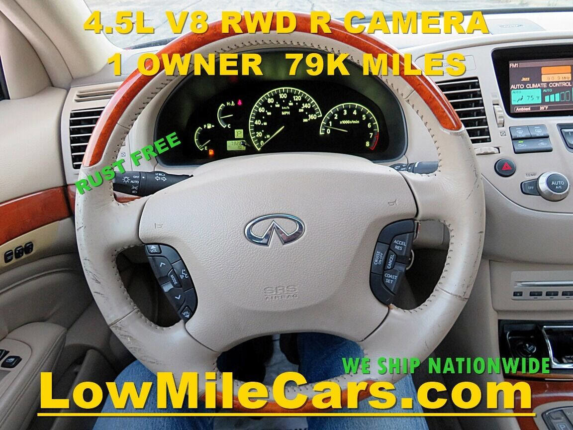 Used 2004 INFINITI Q45 Luxury RWD image 86