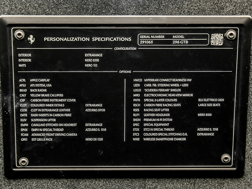 Certified 2023 Ferrari 296 GTB RWD image 39
