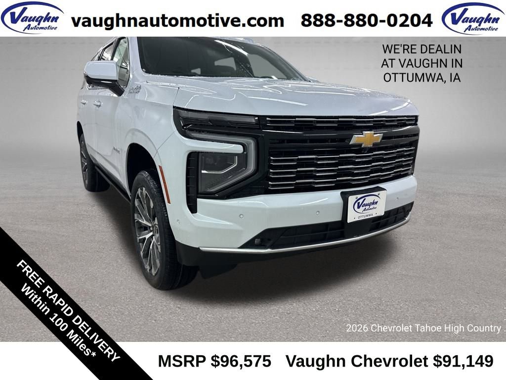 New 2026 Chevrolet Tahoe High Country image 1
