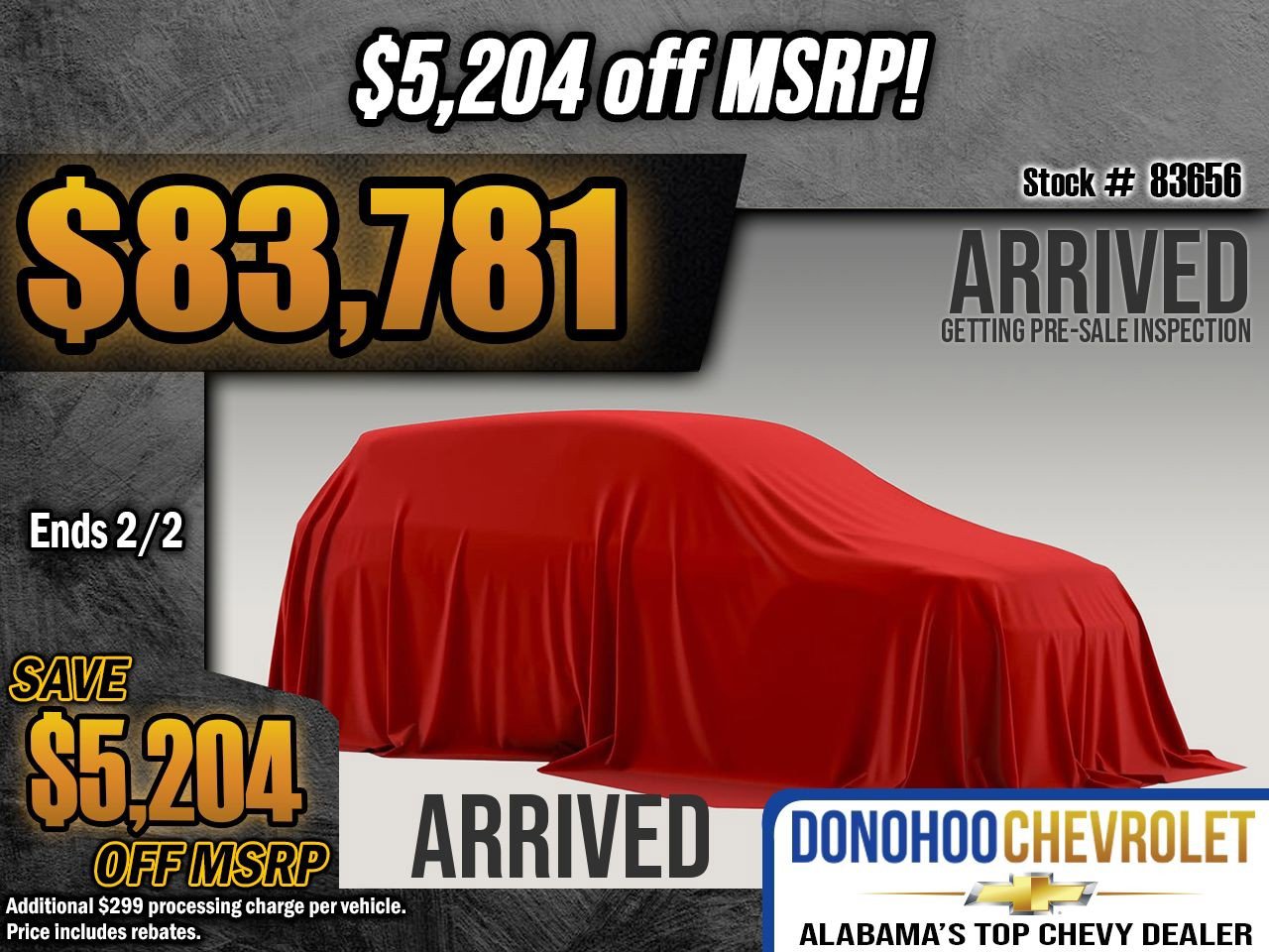 New 2026 Chevrolet Tahoe RST w/ Advanced Technology Package image 1