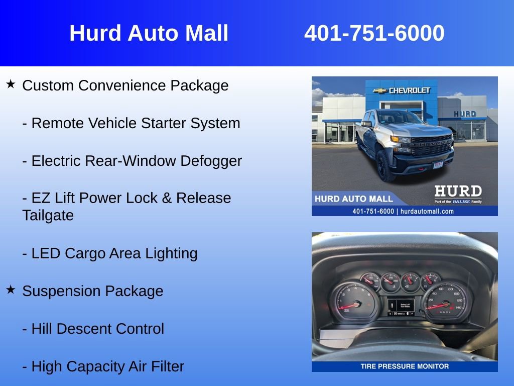 Used 2020 Chevrolet Silverado 1500 Custom Trail Boss w/ Custom Convenience Package image 24