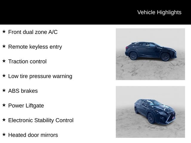 Used 2016 Lexus RX 350 F Sport AWD/4WD image 5