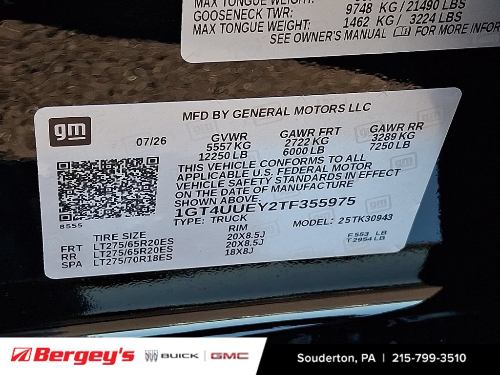 New 2026 GMC Sierra 3500 SLT AWD/4WD image 21