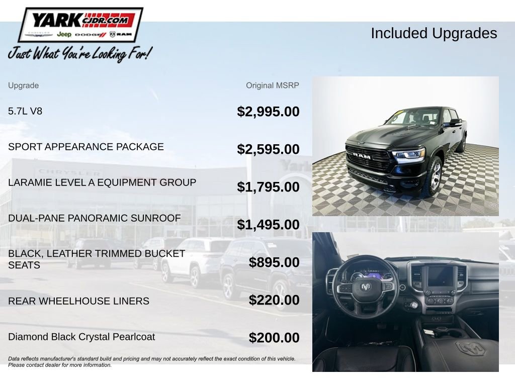 Certified 2022 RAM 1500 Laramie w/ Sport Appearance Package AWD/4WD image 5