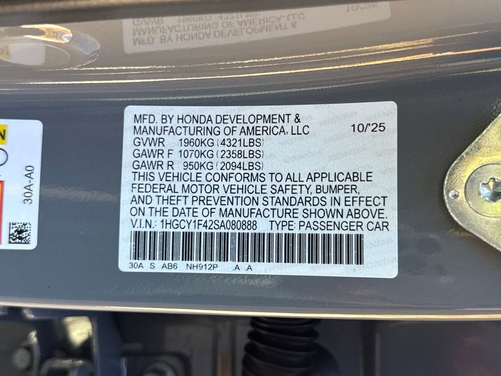 New 2025 Honda Accord SE image 28