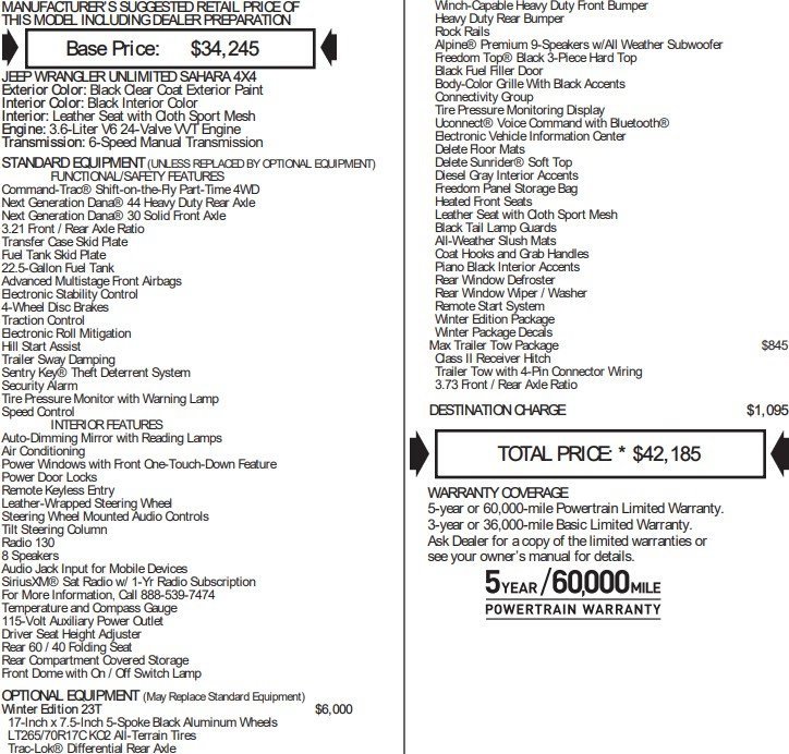 Used 2017 Jeep Wrangler Unlimited Sahara image 2