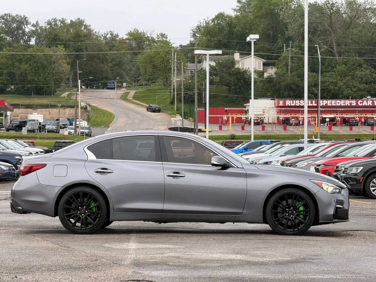 Used 2018 INFINITI Q50 Red Sport 400 w/ Sensory Package (Sport) AWD/4WD image 5