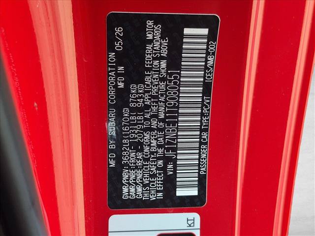 Certified 2026 Toyota GR86 Premium w/ ALL Weather Mat Package (TMS) RWD image 22