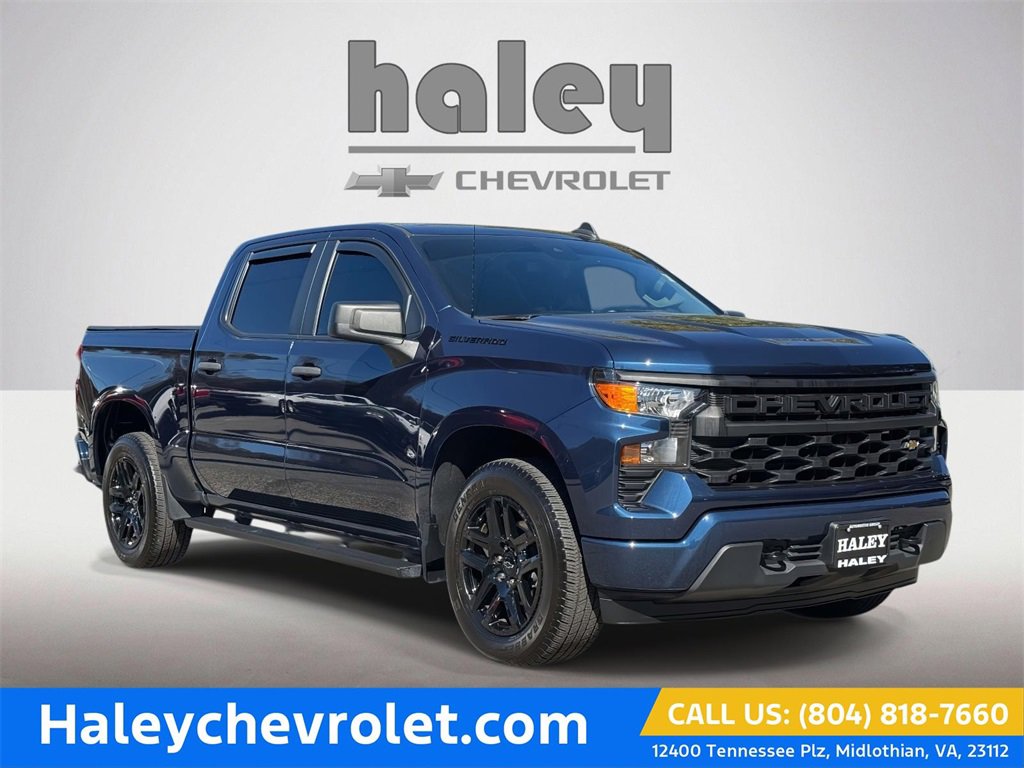 Used 2022 Chevrolet Silverado 1500 Custom w/ LPO, Dark Essentials Package