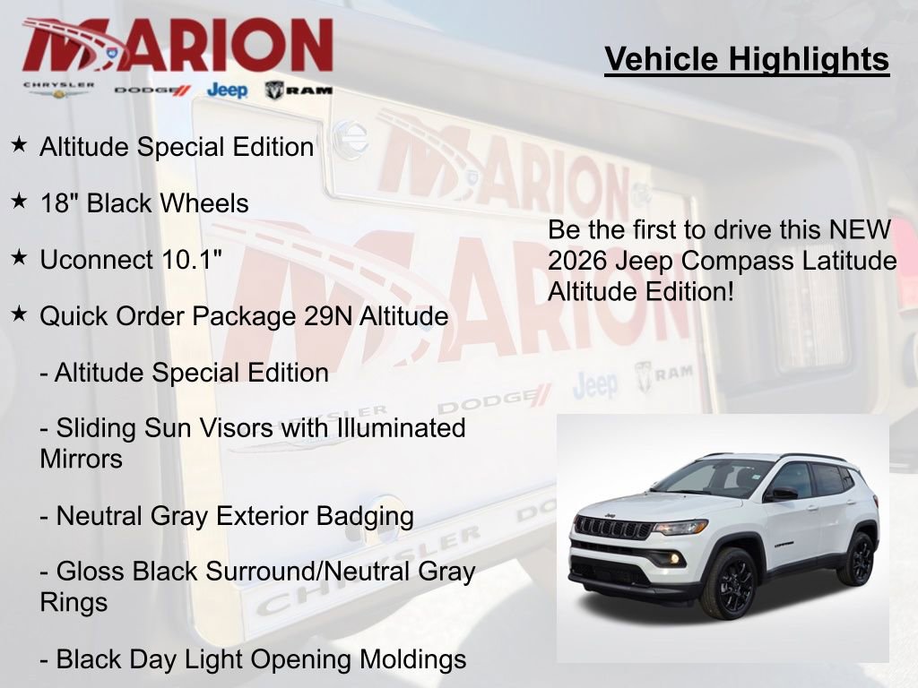 New 2026 Jeep Compass Latitude AWD/4WD image 5
