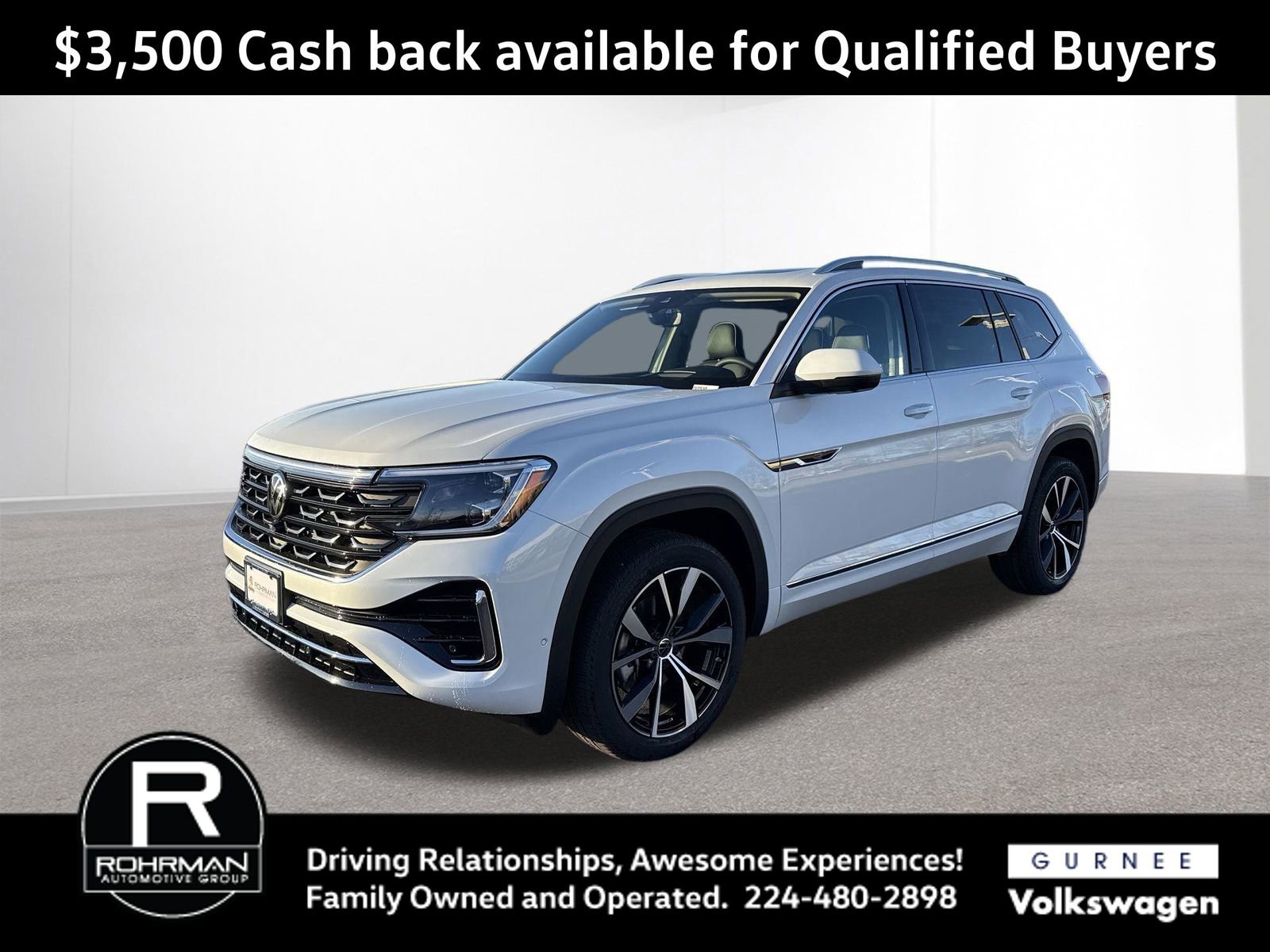 New 2026 Volkswagen Atlas SEL Premium R-Line AWD/4WD image 1