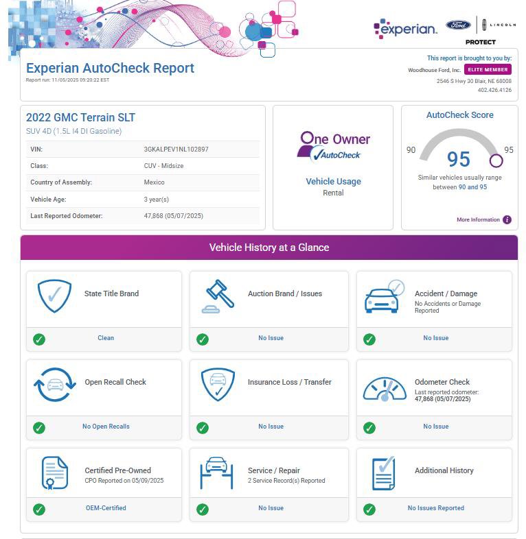 Certified 2022 GMC Terrain SLT image 21