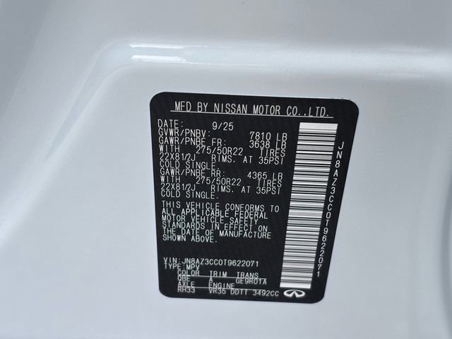 New 2026 INFINITI QX80 Autograph w/ Premium Cargo Package image 24