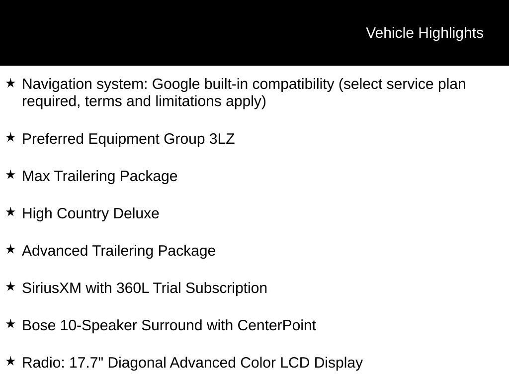 New 2026 Chevrolet Suburban High Country AWD/4WD image 3
