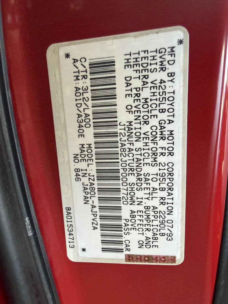 Used 1993 Toyota Supra Turbo RWD image 43