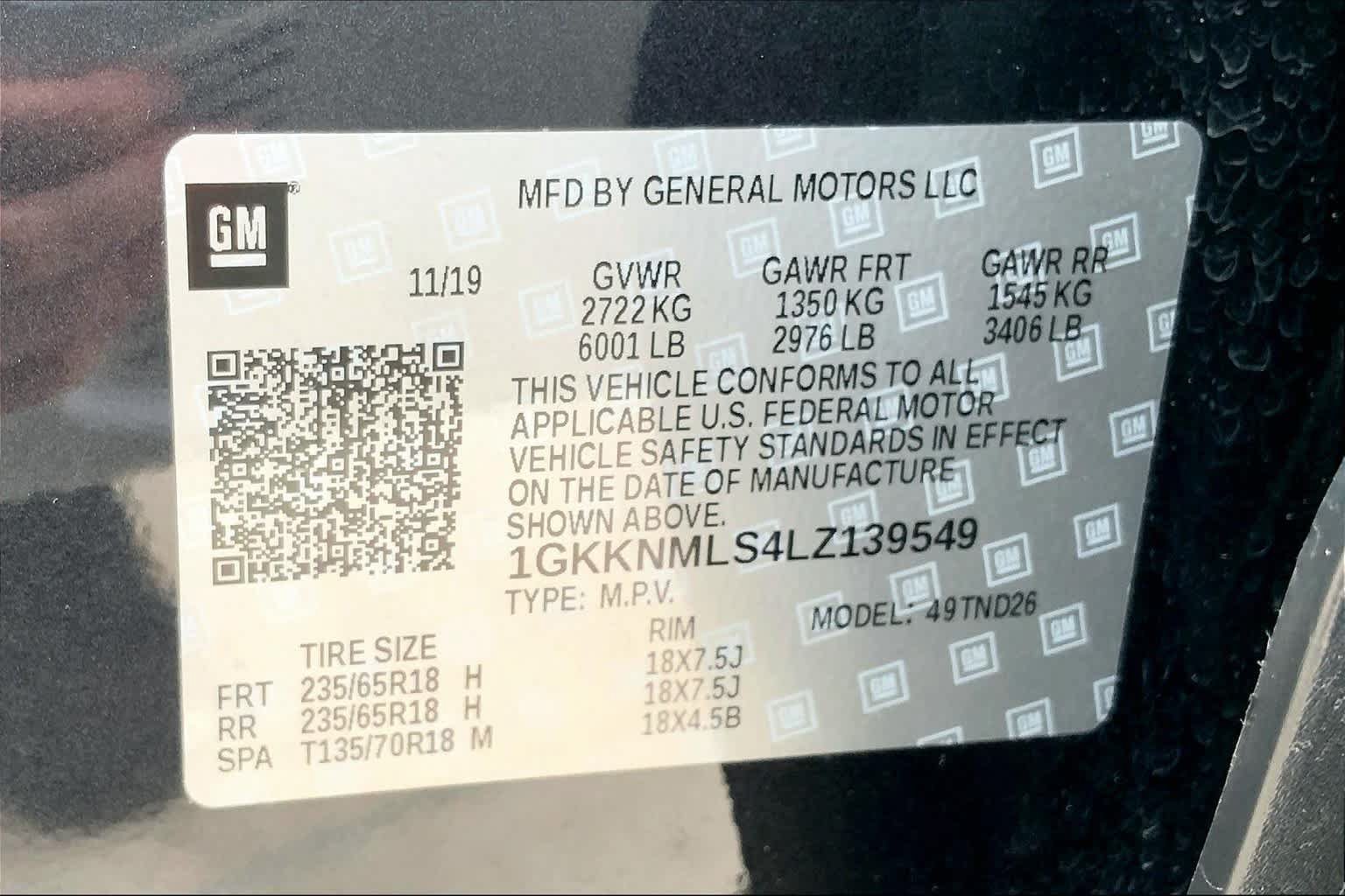 Used 2020 GMC Acadia SLT w/ Premium Package FWD image 37