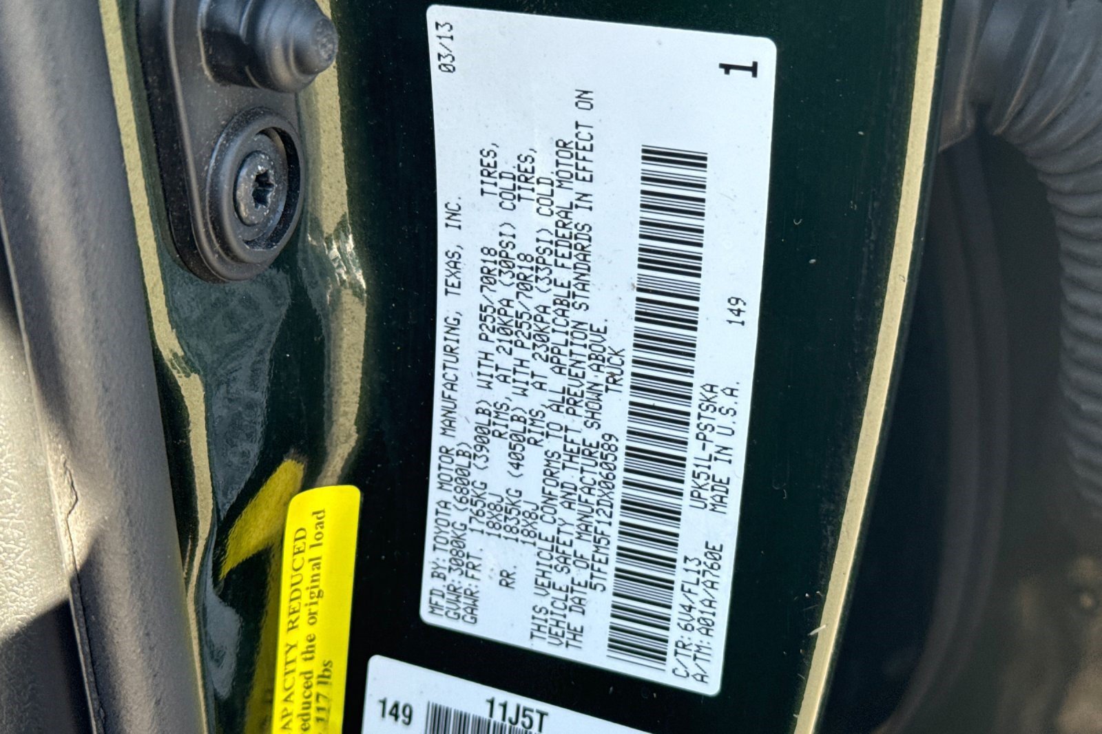 Used 2013 Toyota Tundra 2WD CrewMax w/ Tow Pkg image 25