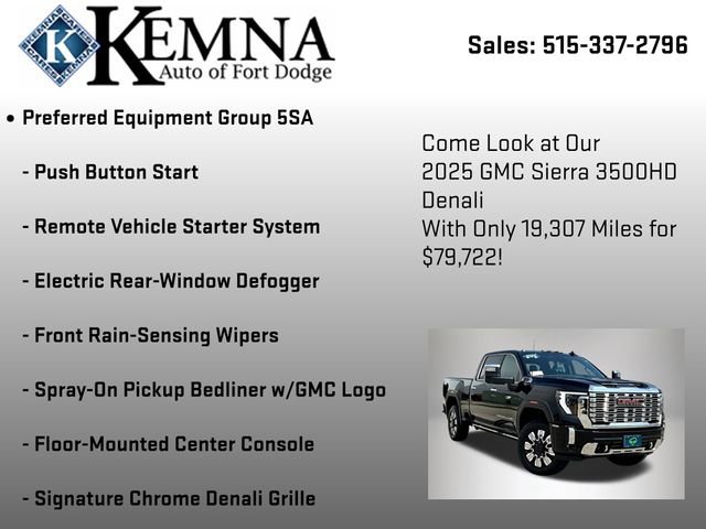 Used 2025 GMC Sierra 3500 Denali w/ Denali Reserve Package AWD/4WD image 13