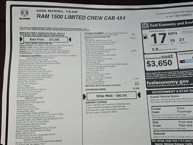 New 2026 RAM 1500 Limited image 18