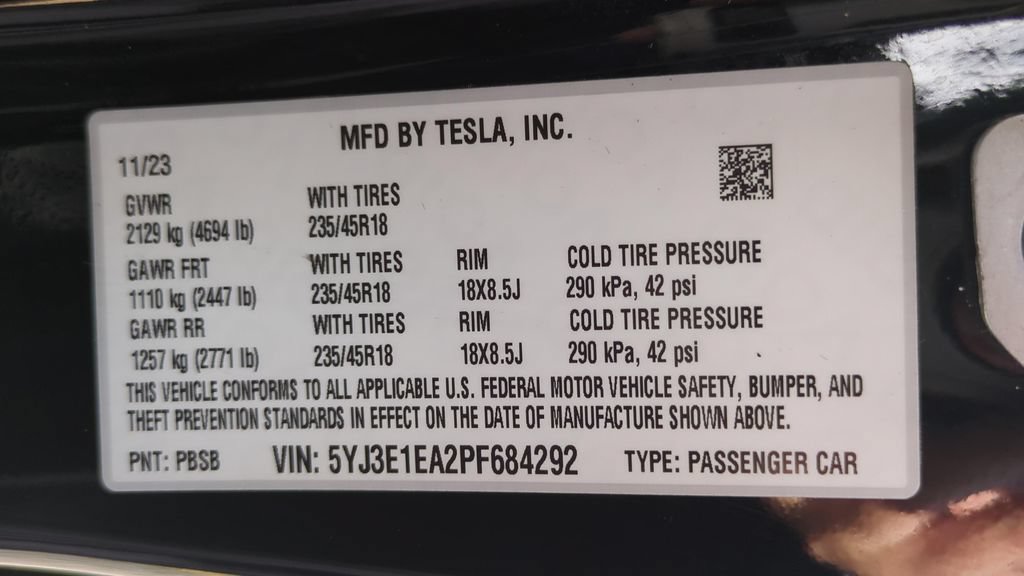 Used 2023 Tesla Model 3 Standard Range RWD image 24