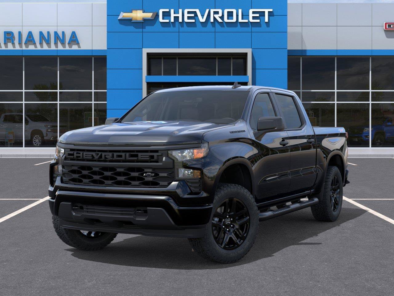 New 2026 Chevrolet Silverado 1500 Custom w/ Turbomax Blackout Package AWD/4WD image 6