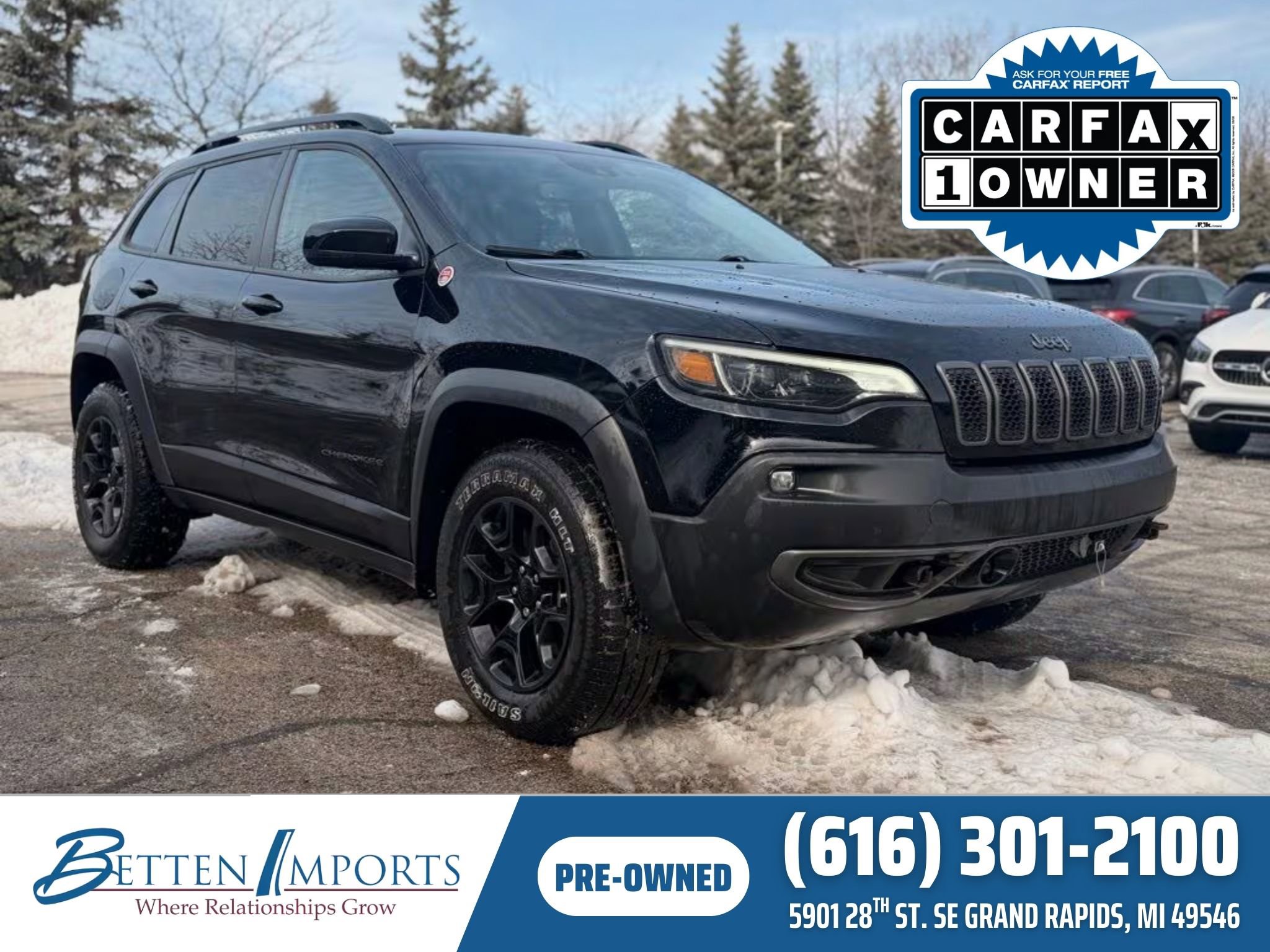 Used 2022 Jeep Cherokee Trailhawk w/ Premium Leather Package