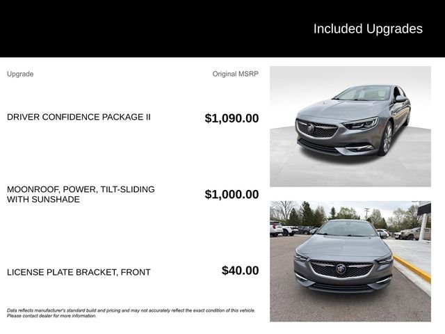 Used 2020 Buick Regal Avenir w/ Driver Confidence Package II FWD image 8