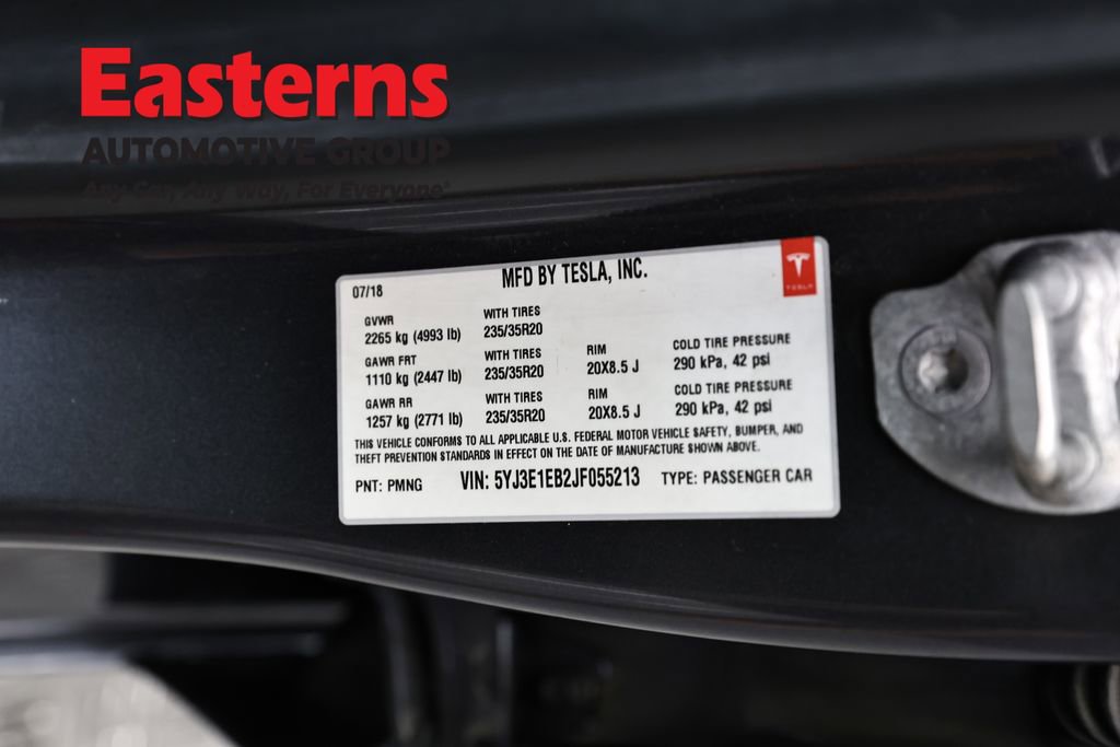 Used 2018 Tesla Model 3 Long Range AWD/4WD image 29