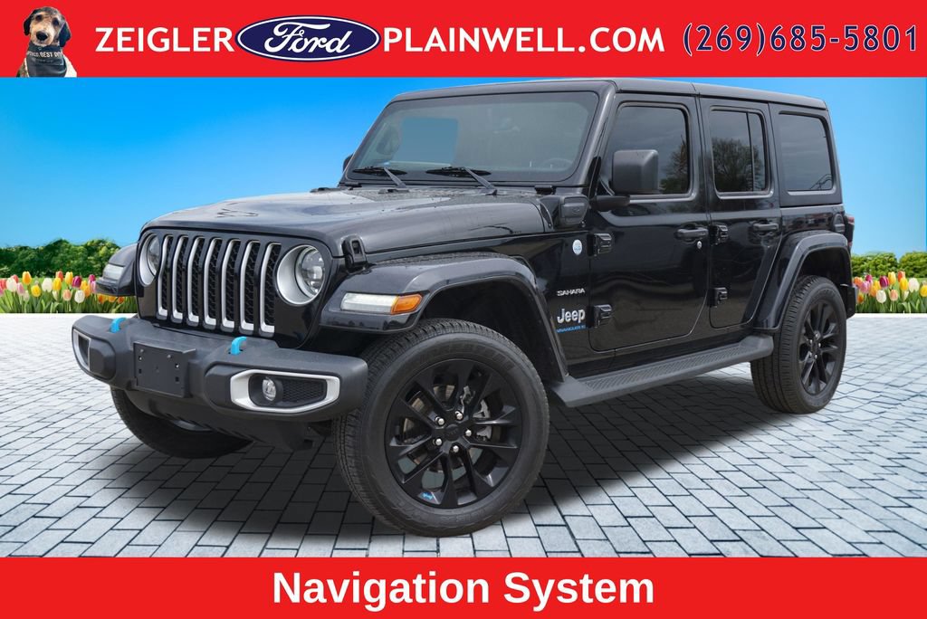 Used 2023 Jeep Wrangler Unlimited Sahara w/ Cold Weather Group AWD/4WD image 1