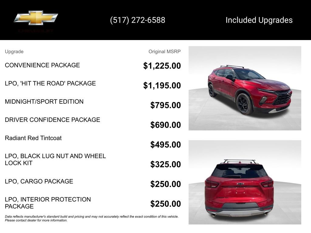 Certified 2024 Chevrolet Blazer LT w/ Convenience Package image 15