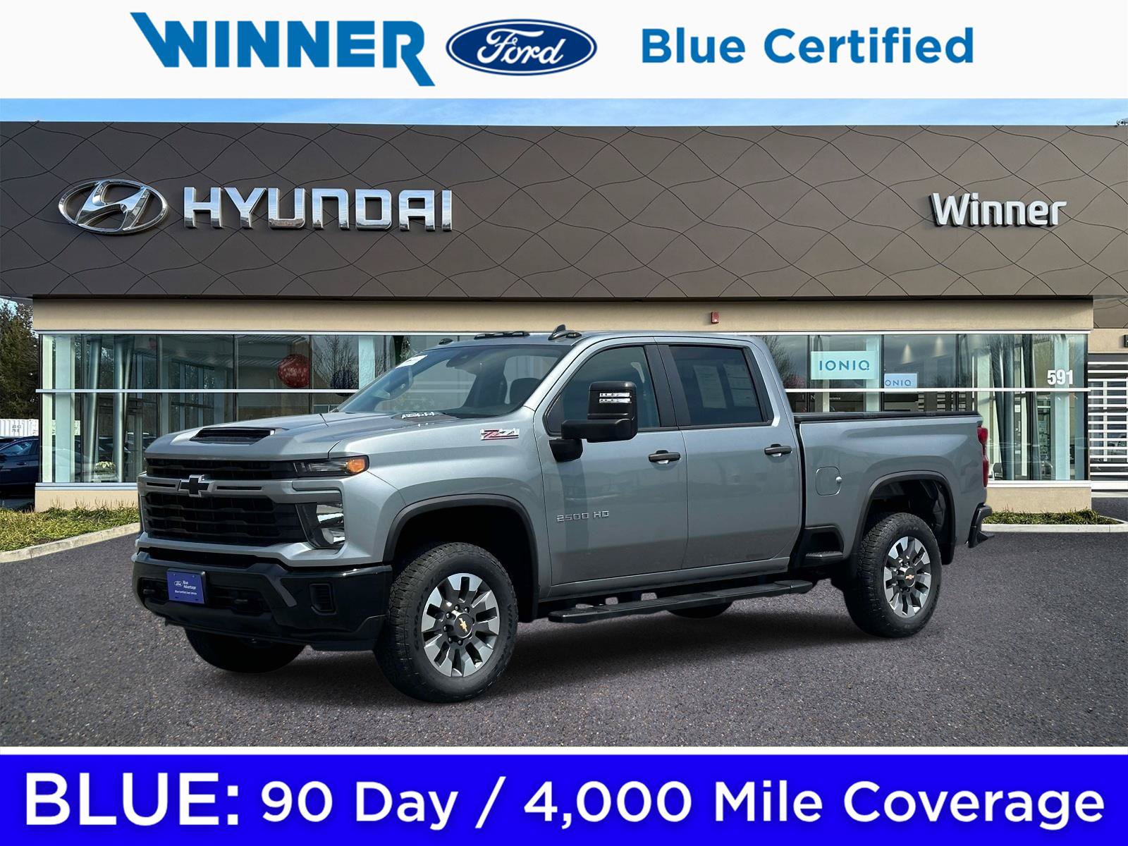 Used 2024 Chevrolet Silverado 2500 Custom w/ Custom Value Package AWD/4WD image 1