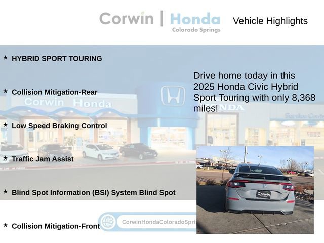 Used 2025 Honda Civic Sport Touring image 6