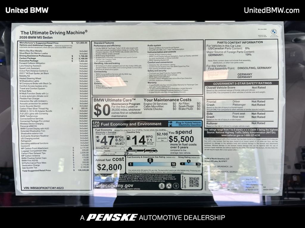 New 2026 BMW M5 w/ Carbon Package image 22
