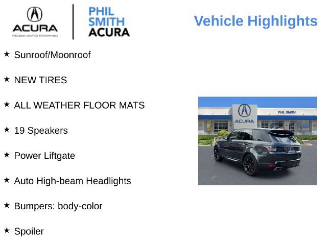 Used 2020 Land Rover Range Rover Sport HST AWD/4WD image 4
