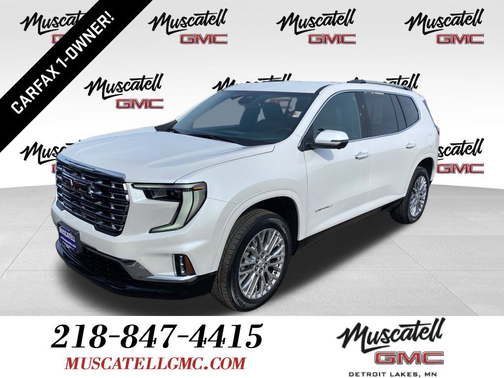 Used 2025 GMC Acadia Denali w/ LPO, Floor Liner Package AWD/4WD image 1