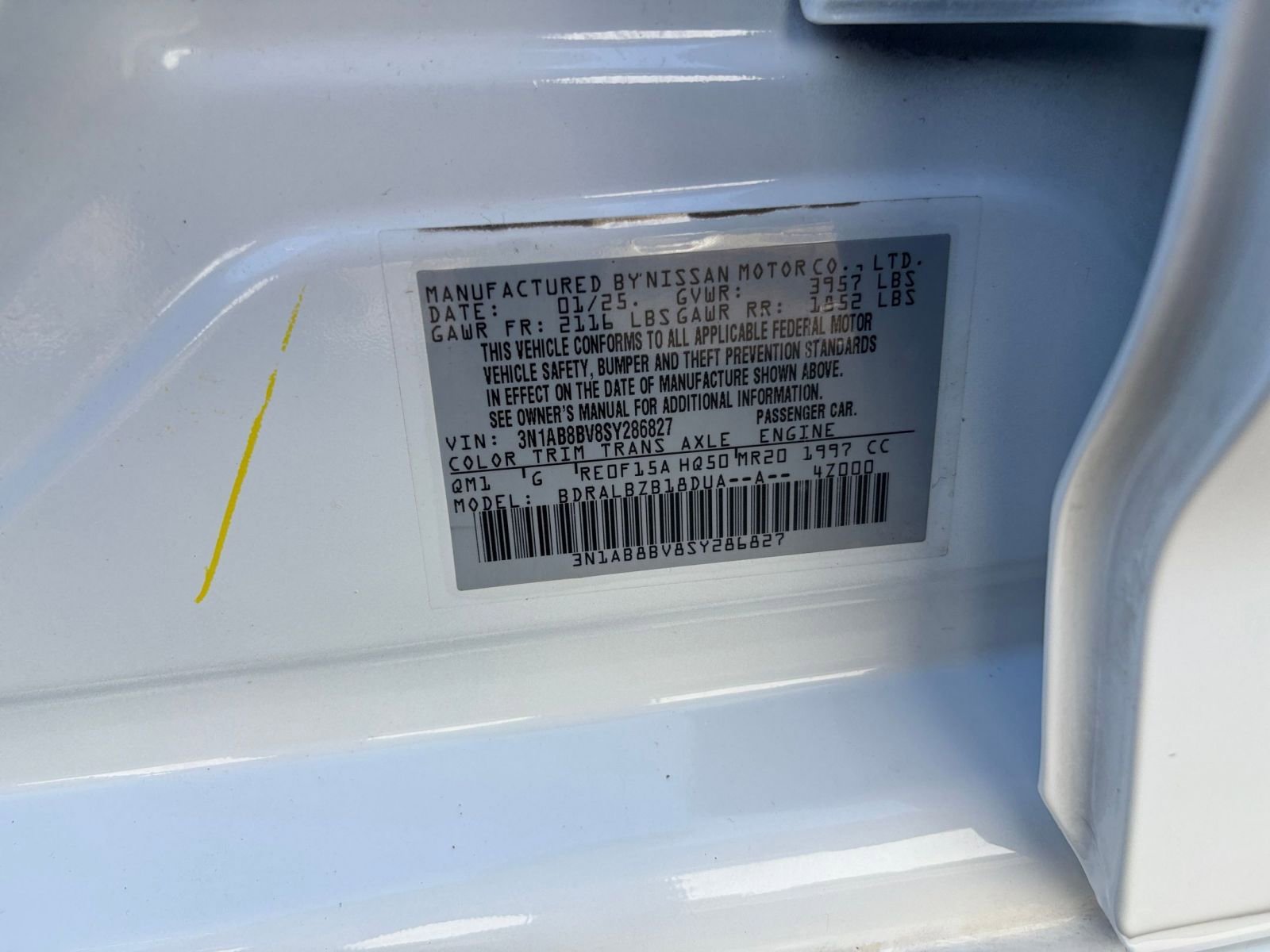Used 2025 Nissan Sentra S FWD image 27