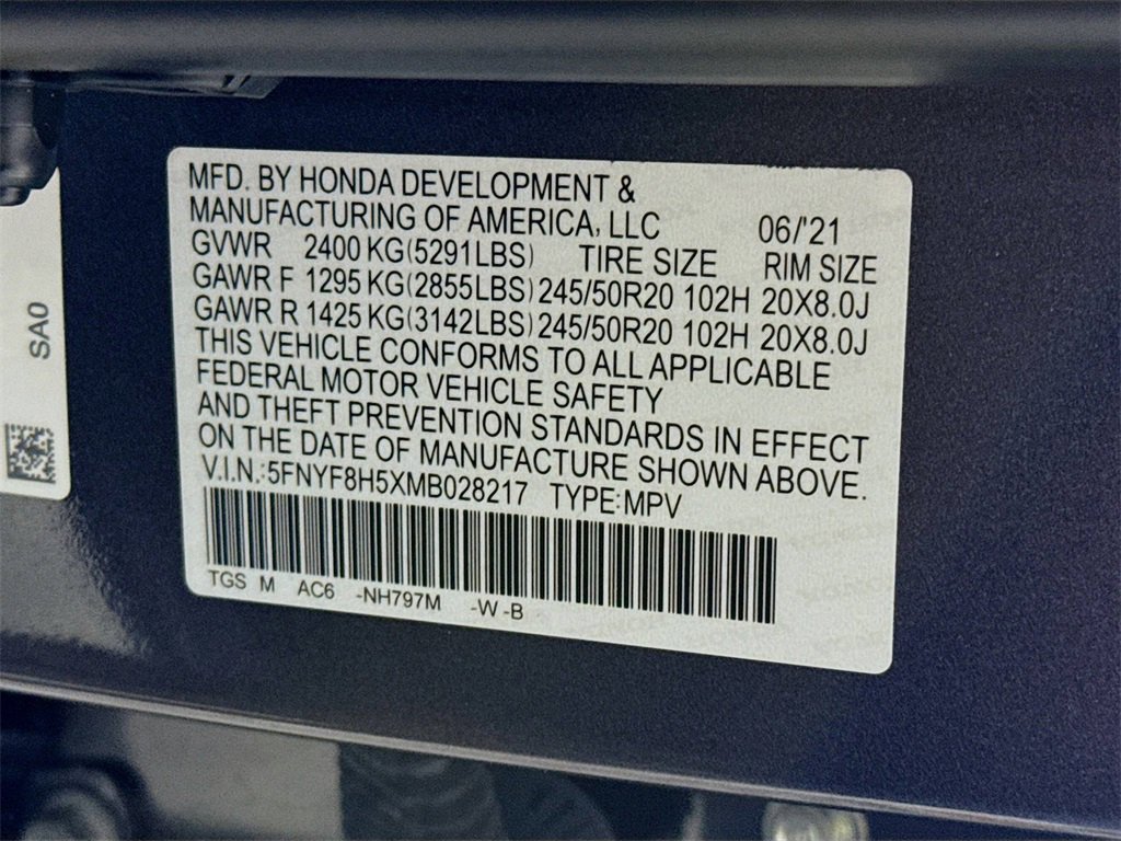 Used 2021 Honda Passport EX-L image 36