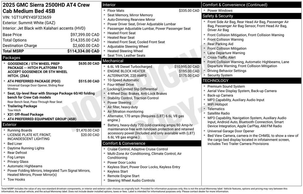 Used 2025 GMC Sierra 2500 AT4 AWD/4WD image 28