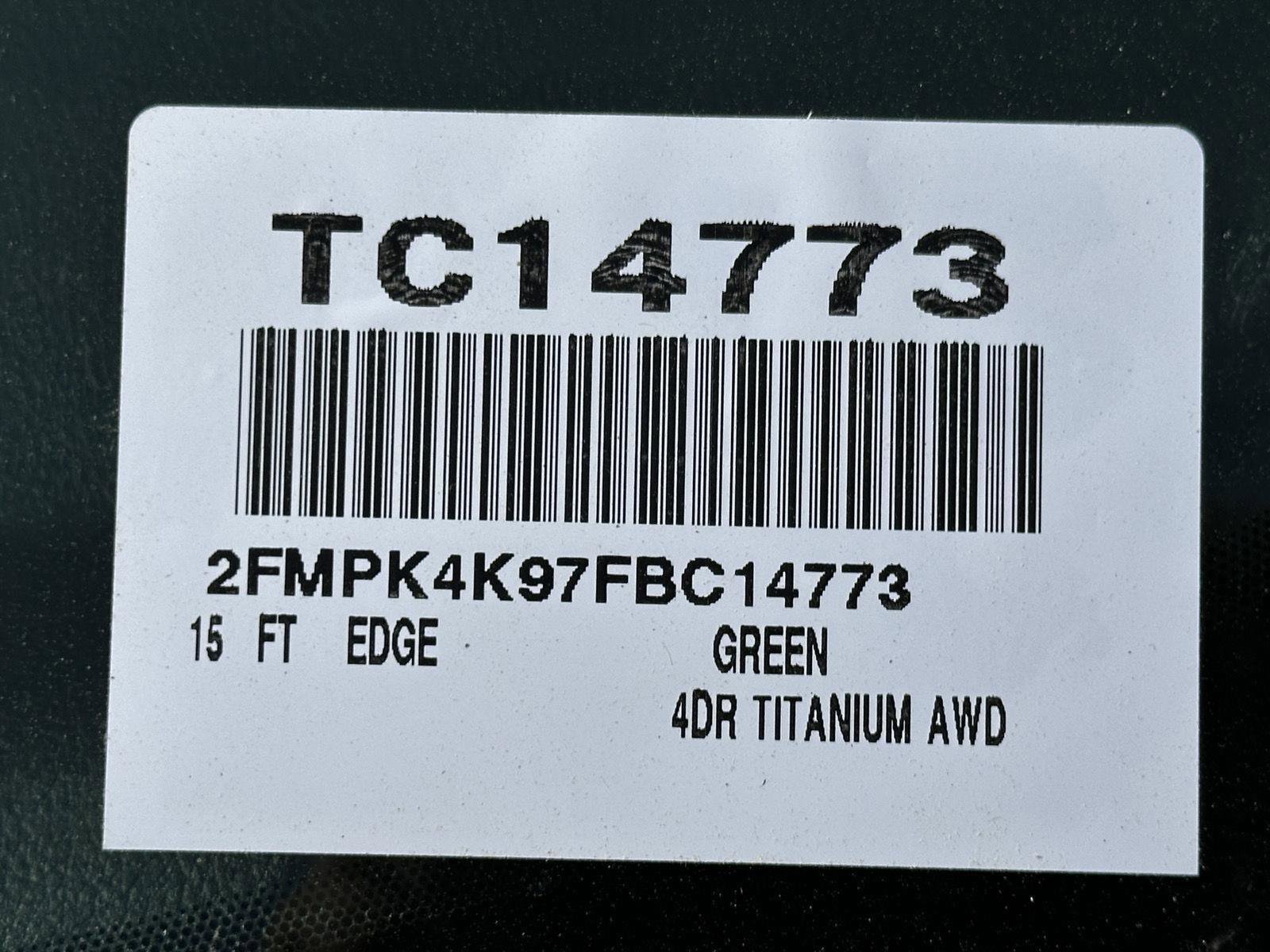 Used 2015 Ford Edge Titanium w/ Equipment Group 302A image 15