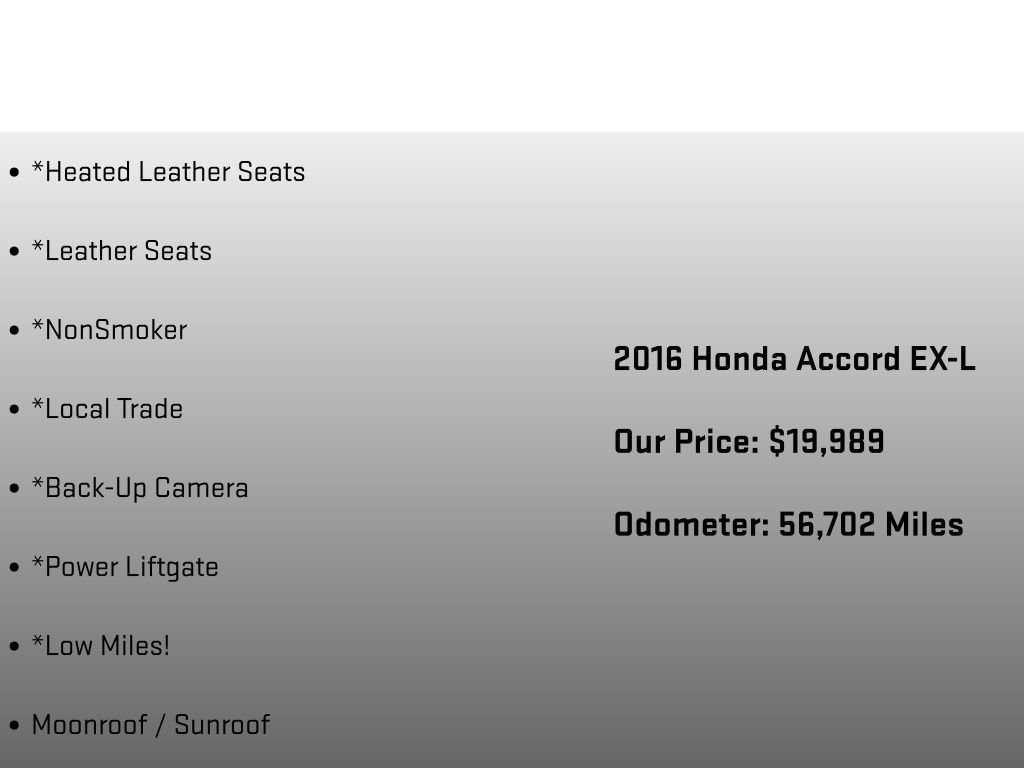 Used 2016 Honda Accord EX-L image 6