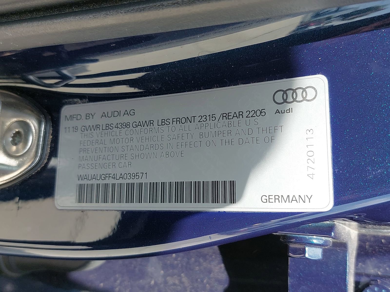 Used 2020 Audi A3 2.0T Premium FWD image 11