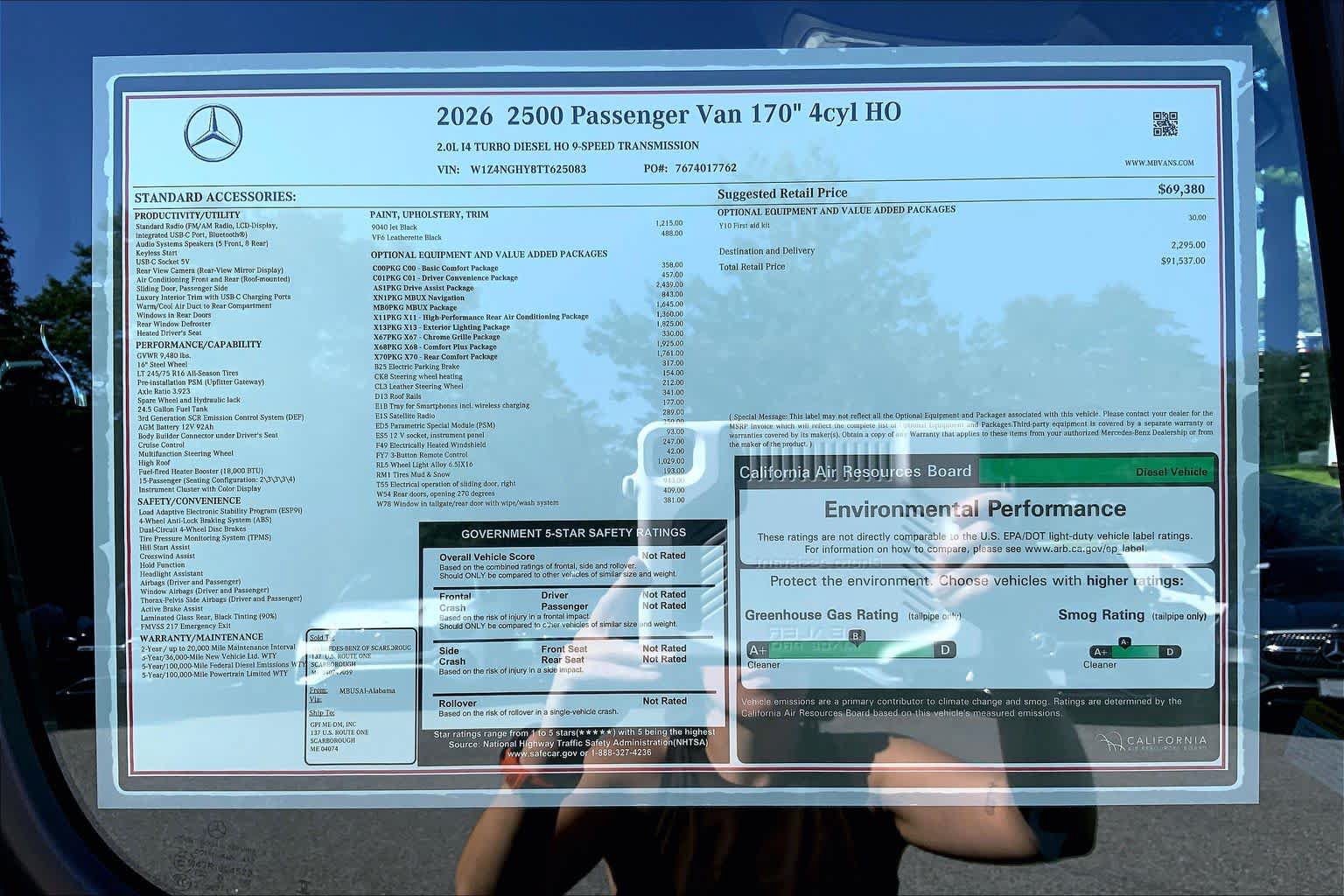 New 2026 Mercedes-Benz Sprinter 2500 image 27
