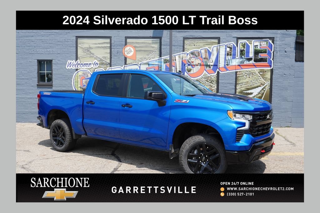 Used 2024 Chevrolet Silverado 1500 LT Trail Boss w/ Protection Package AWD/4WD video 1