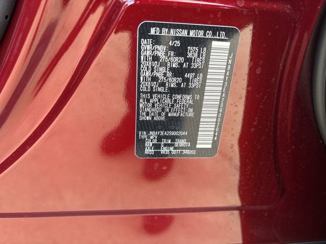 New 2025 Nissan Armada Platinum w/ Convenience Package image 26